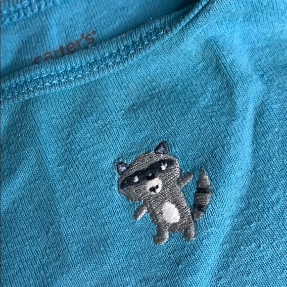 Carter’s 2 Neutral Tone Onesie Bodysuits Animal baby boy bundle 9 months - Picture 3 of 6